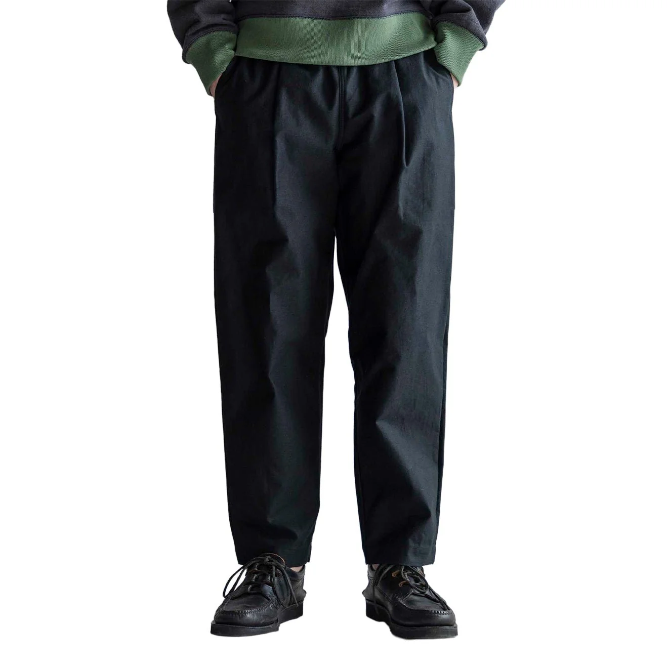 Jackman Back Nep Trousers Black - Image 2