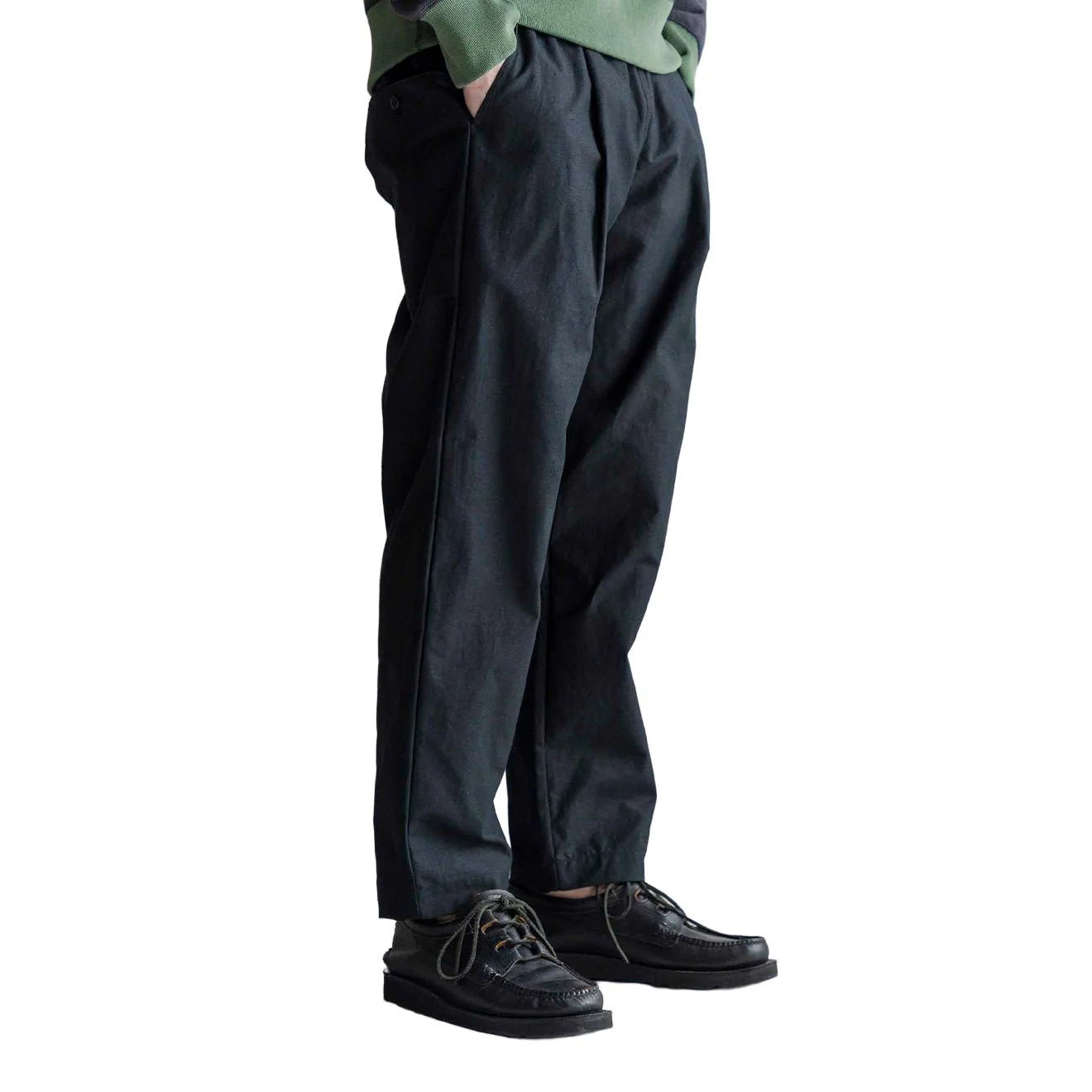 Jackman Back Nep Trousers Black - Image 3