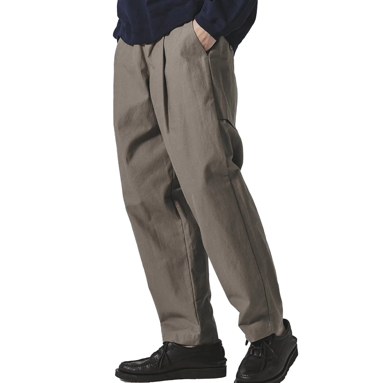 Jackman Back Nep Umps Pants Sepia - Image 8
