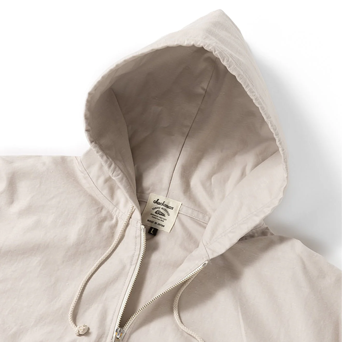 Jackman Back Nep Zip Parka Rosin White - Image 3