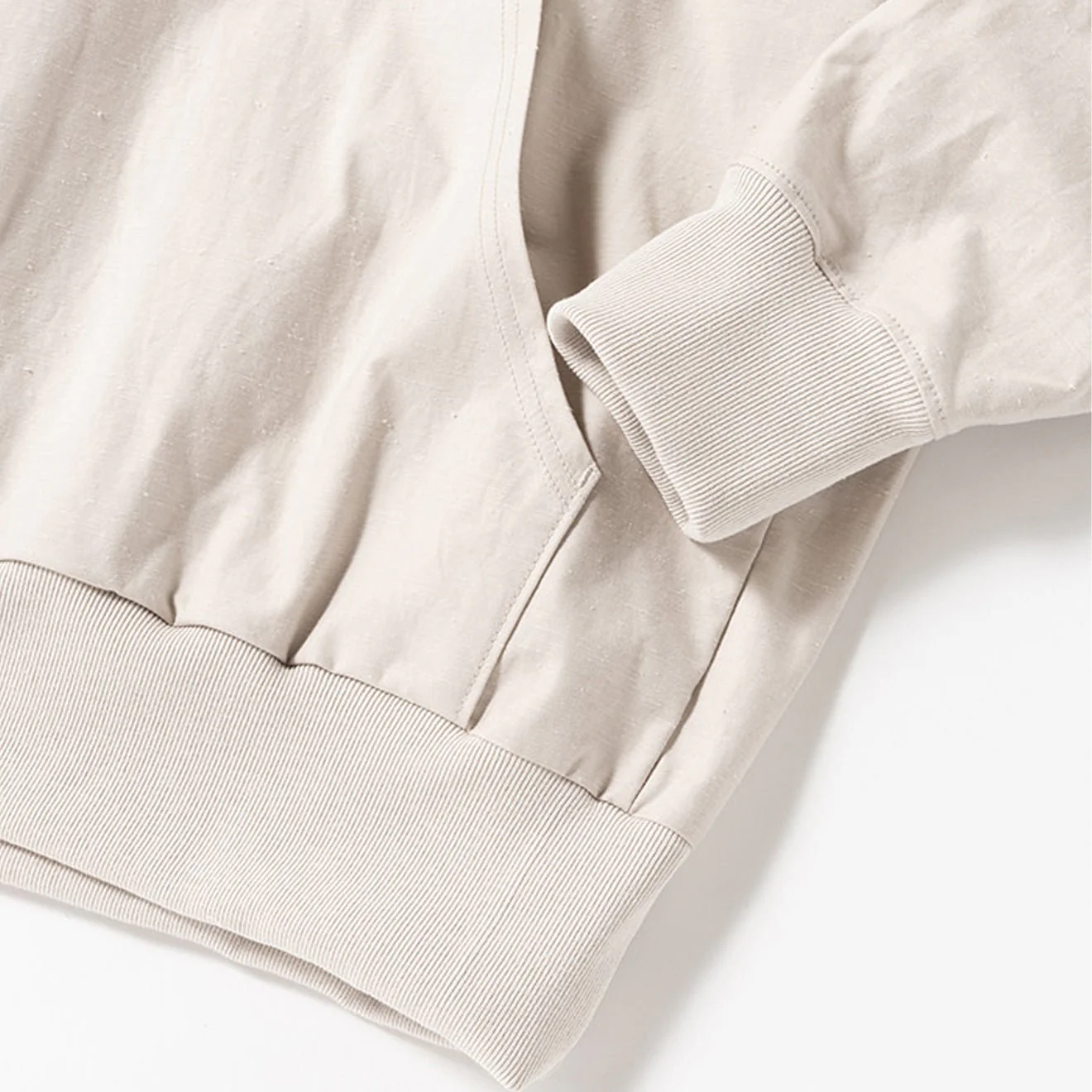 Jackman Back Nep Zip Parka Rosin White - Image 4