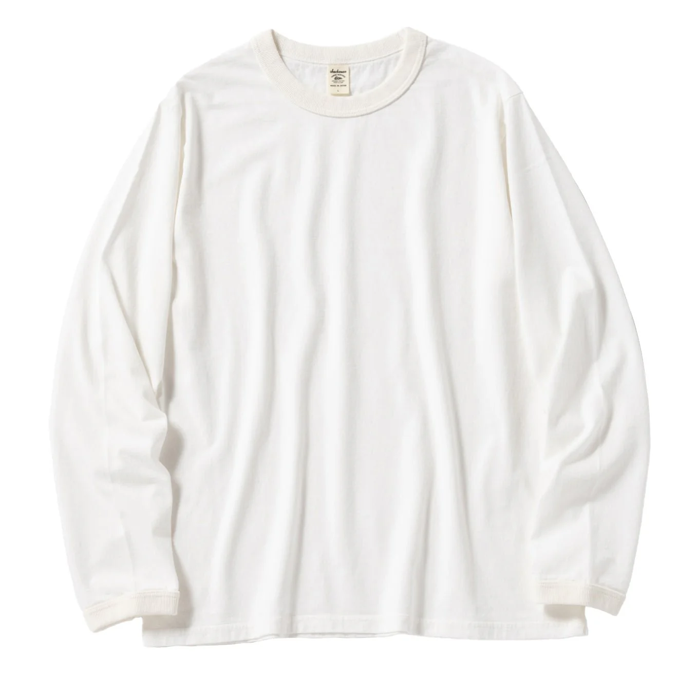 Jackman Lead-Off LS T-shirt White