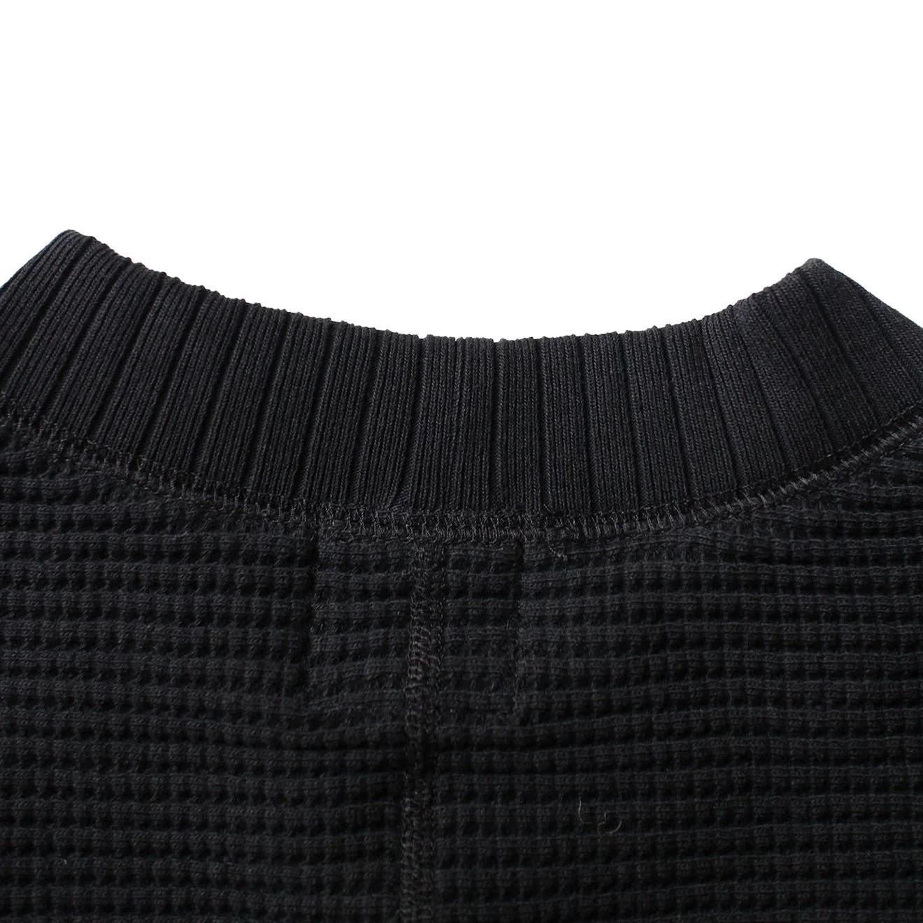 Jackman Waffle Mid-Neck Black - Image 3