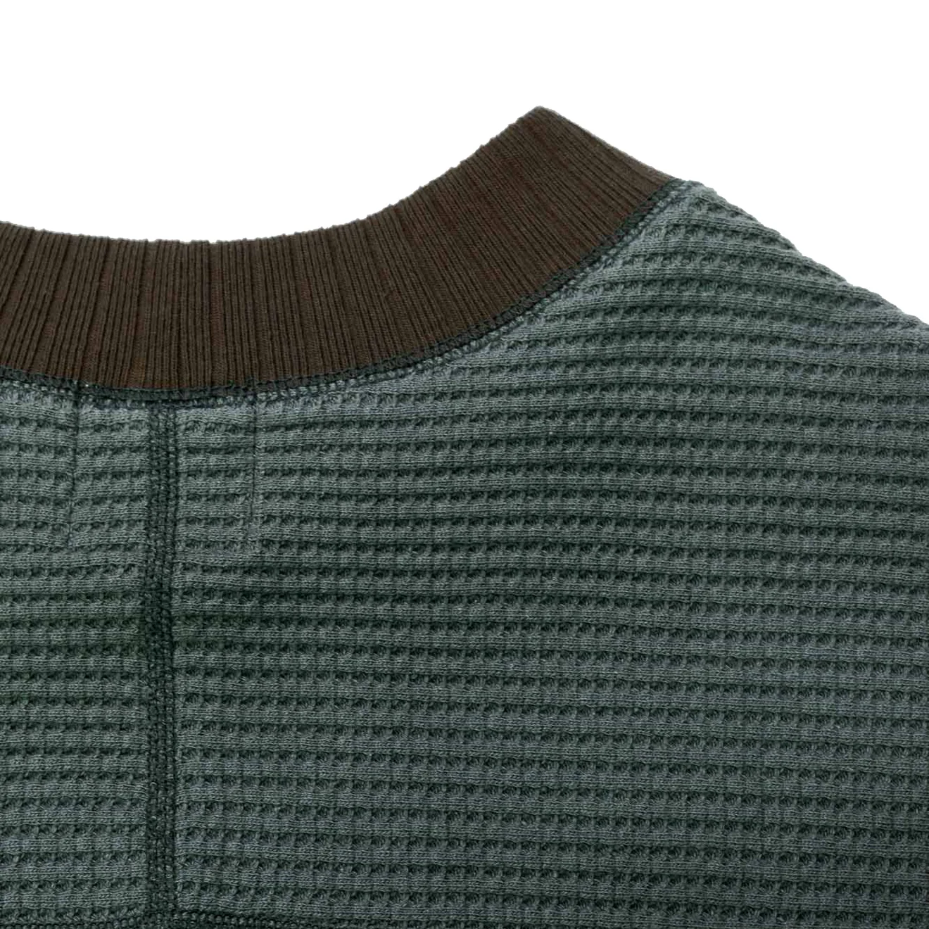 Jackman Waffle Mid-neck Ivy / Wood - Image 3