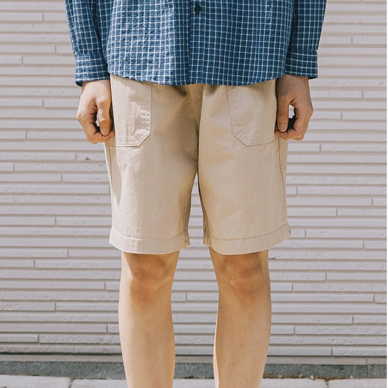 Kappy Fatigue CN Half Pants Beige - Image 5