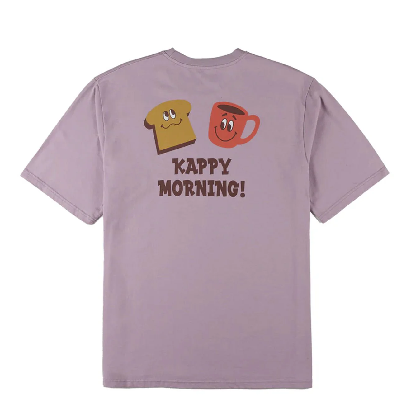 Kappy Kappy Morning Half T-Shirt Toru Fukuda Edition Lilac - Image 2