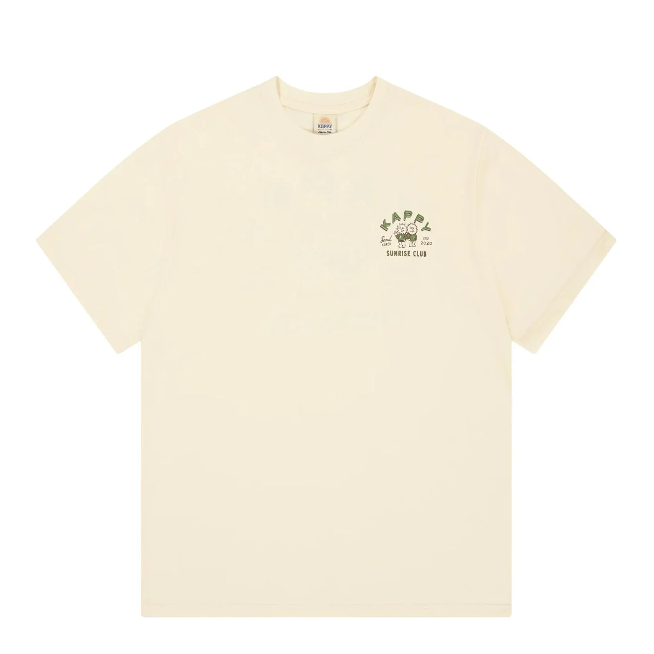 Kappy 

Sunny Mates Half T-Shirt
 Cream