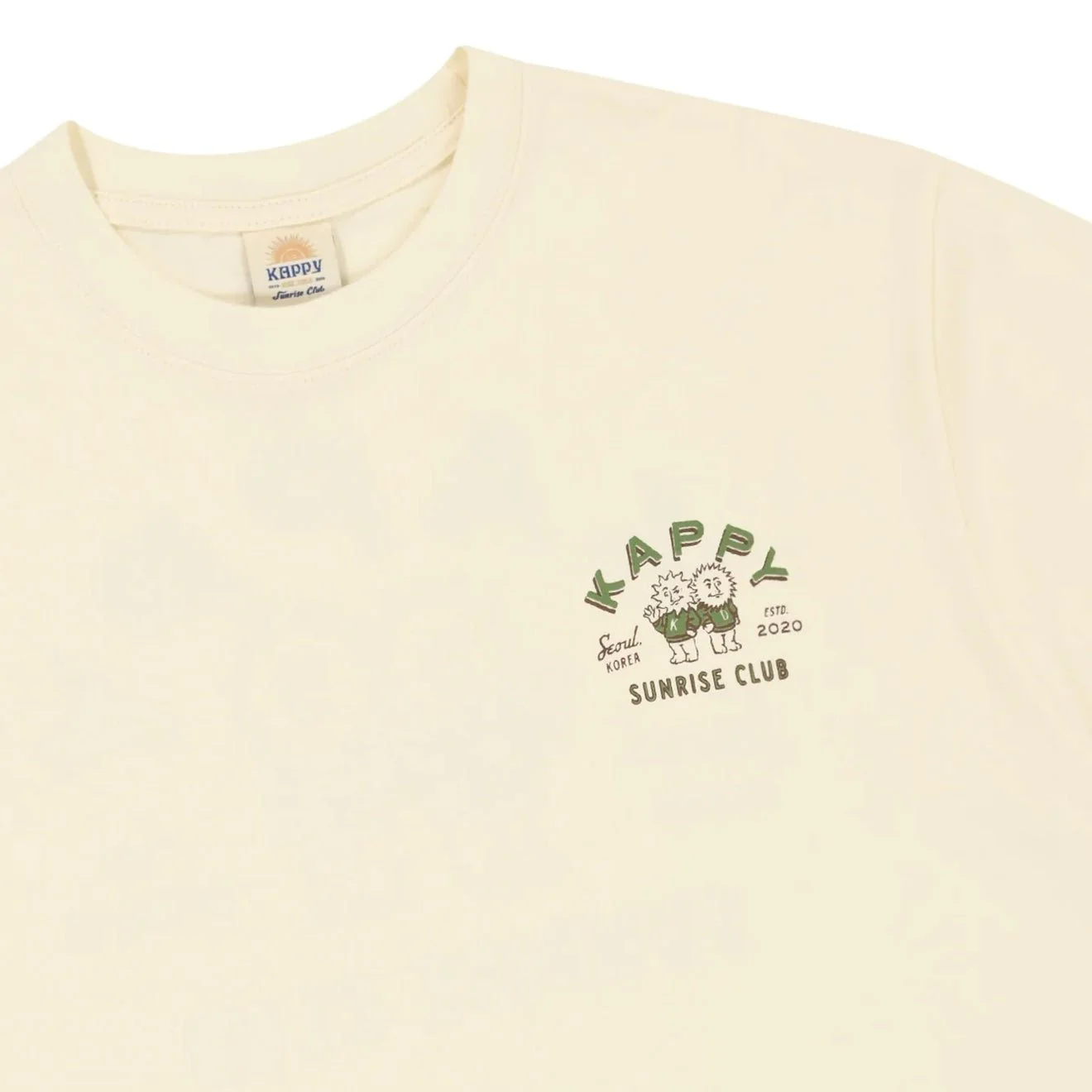 Kappy 

Sunny Mates Half T-Shirt
 Cream - Image 3