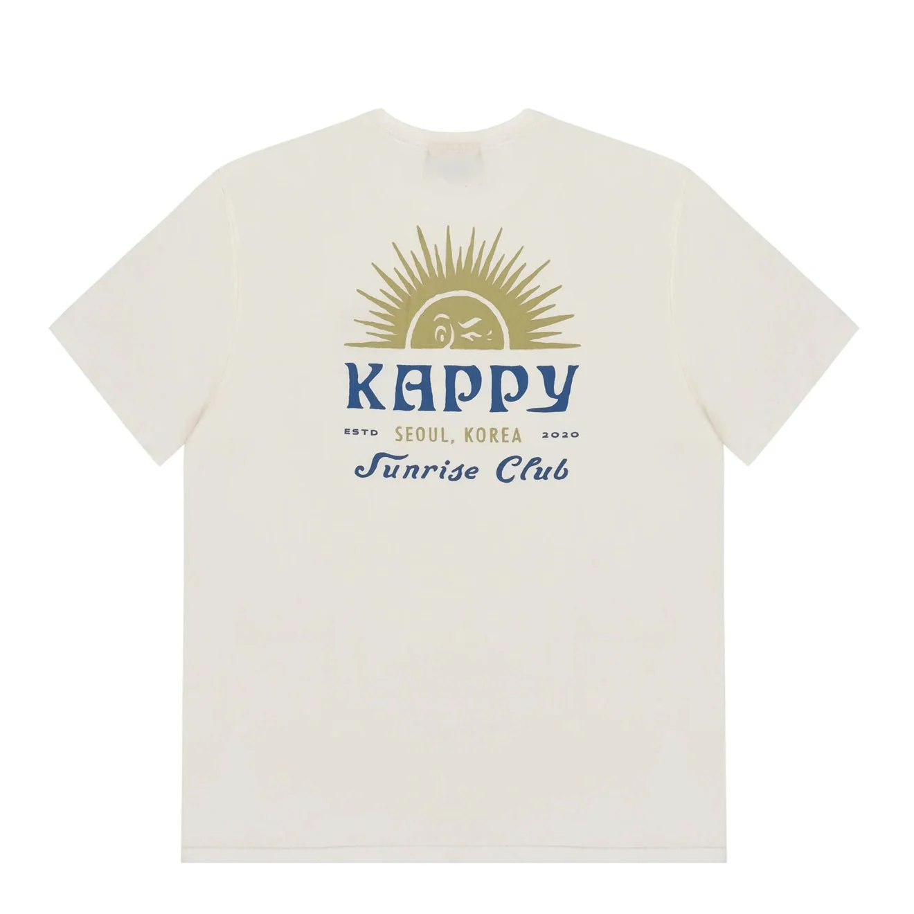 Kappy Sunny Wink Half T-Shirt
 White - Image 2