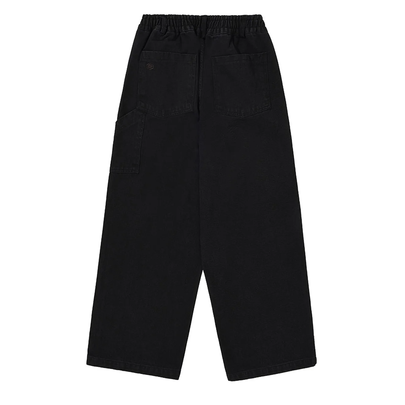 Kappy Two Tuck Wide Kation Pants Black - Image 3