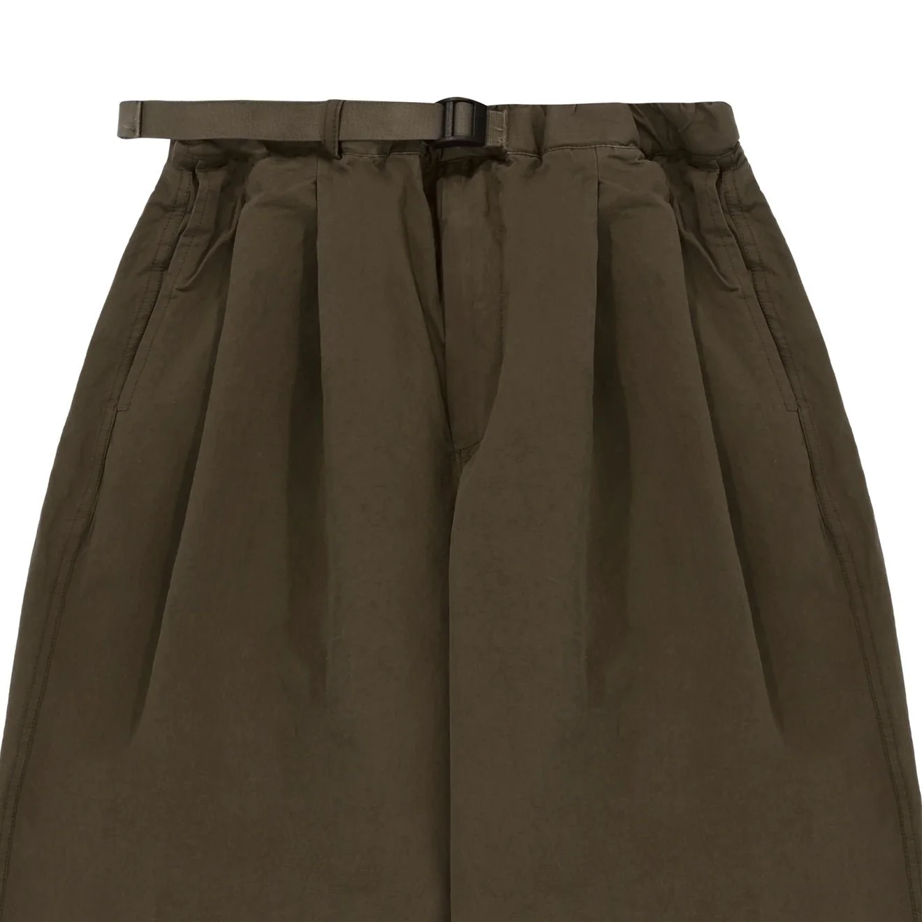 Kappy Two Tuck Wide Pants Brown - Image 3
