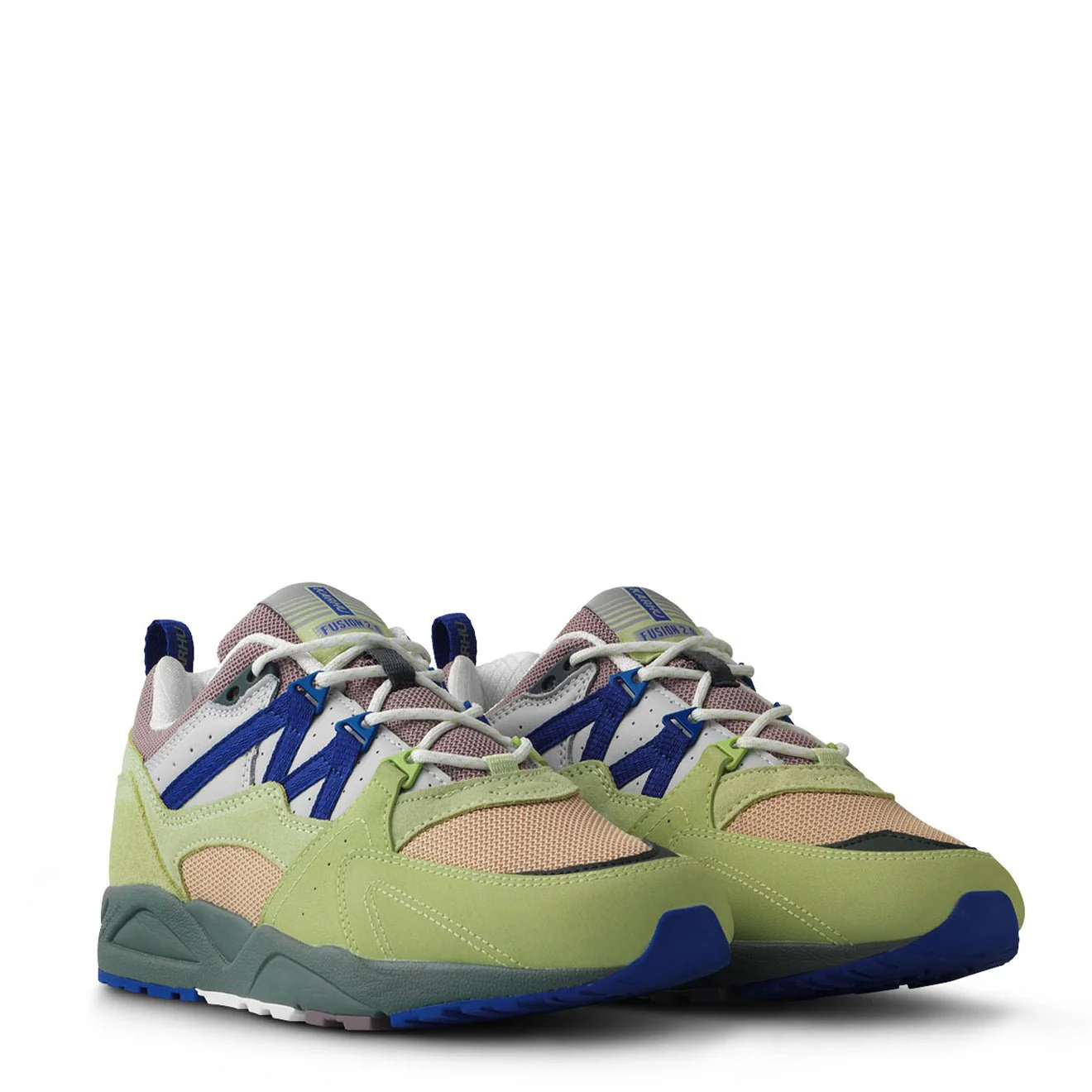 Karhu Fusion 2.0 Trainer Shadow Lime / Amparo Blue - Image 2