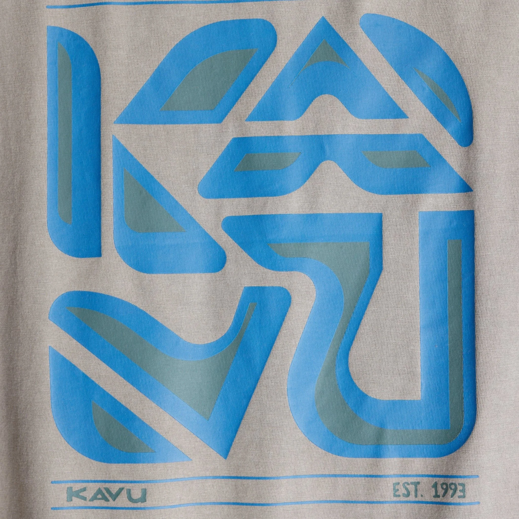 Kavu Cubed S/S Tee Greige - Image 3