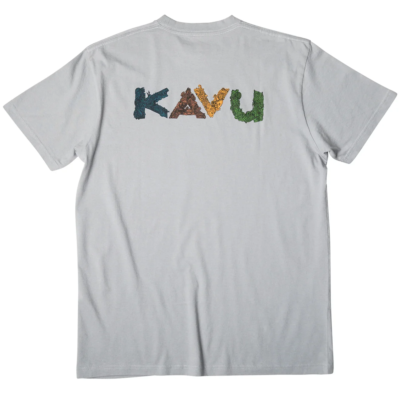 Kavu Doddle Days T-Shirt Ultimate Grey - Image 3