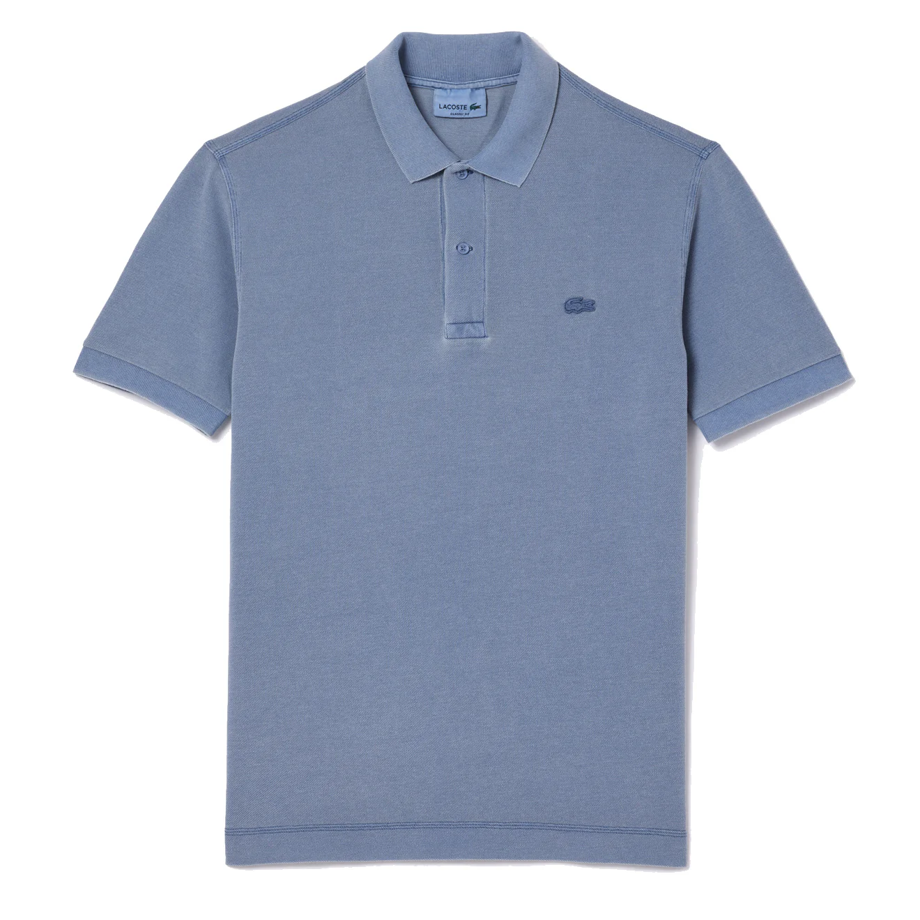 Lacoste Classic Fit Cotton Pique Polo Shirt Eco Stonewash