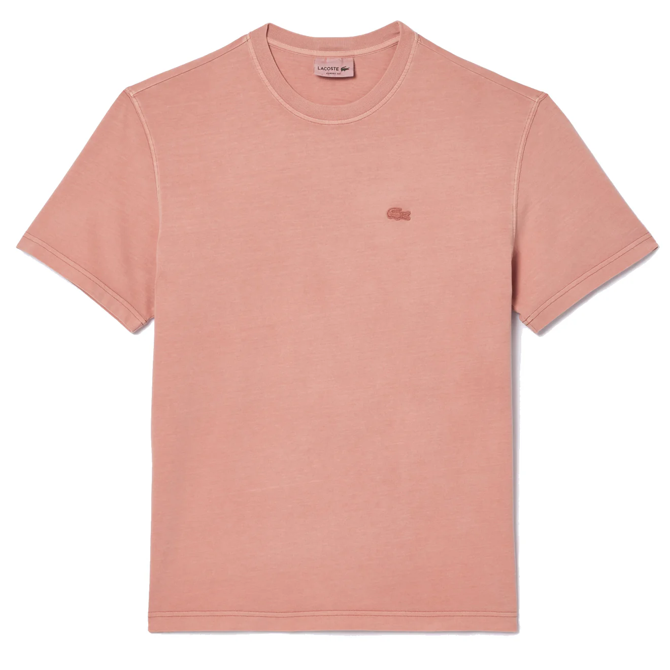 Lacoste Natural Dyed Jersey T-Shirt Eco Rose