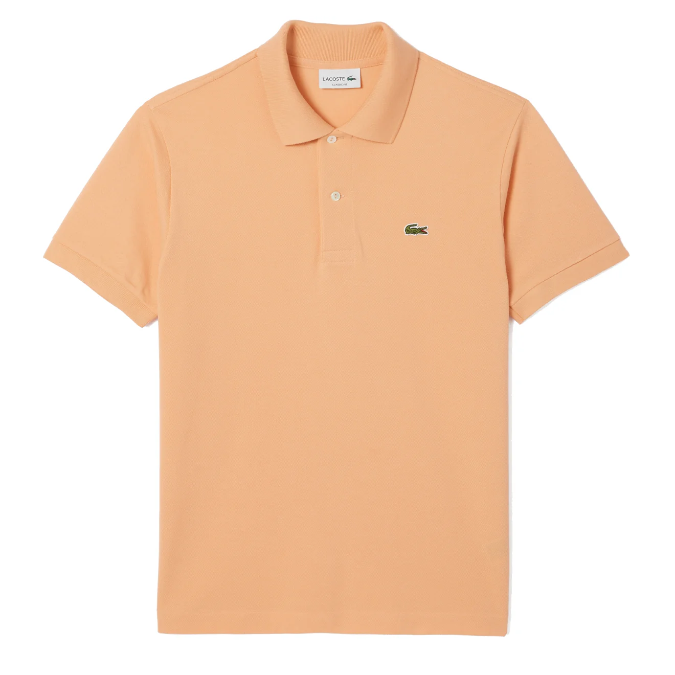 Lacoste Original L.12.12 Petit Pique Cotton Polo Shirt Light Orange