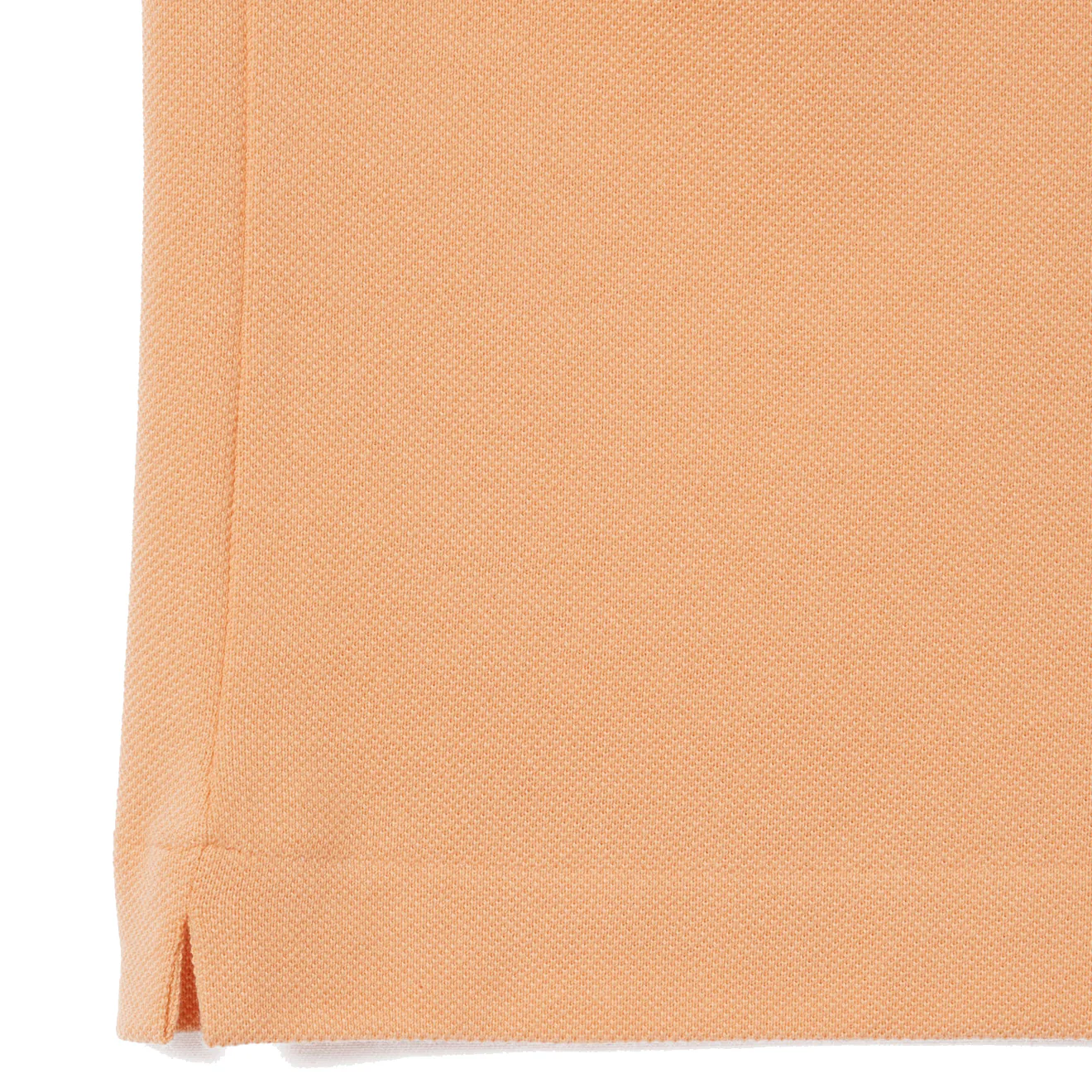 Lacoste Original L.12.12 Petit Pique Cotton Polo Shirt Light Orange - Image 3