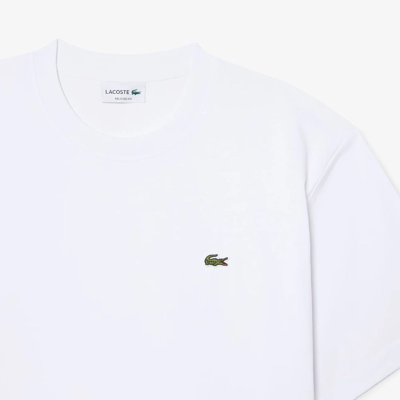 Lacoste Relaxed Fit T-Shirt White - Image 6
