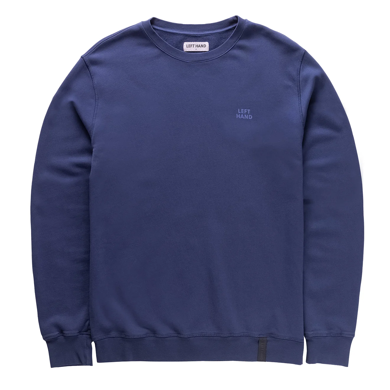 Left Hand Crew Sweatshirt Navy