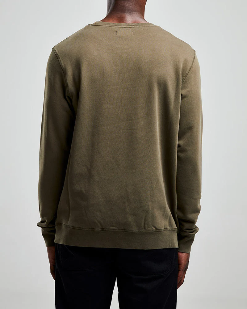 Left Hand Crew Sweatshirt Olive - Image 5