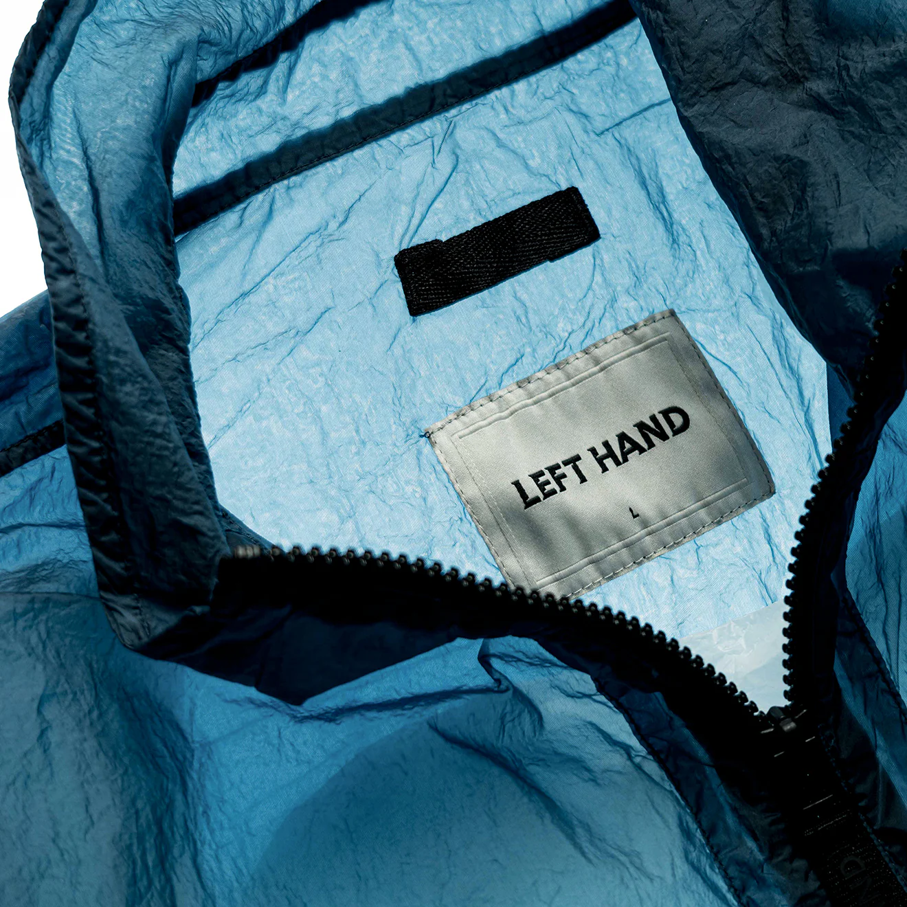 Left Hand Enna Overshirt Mid Blue - Image 2