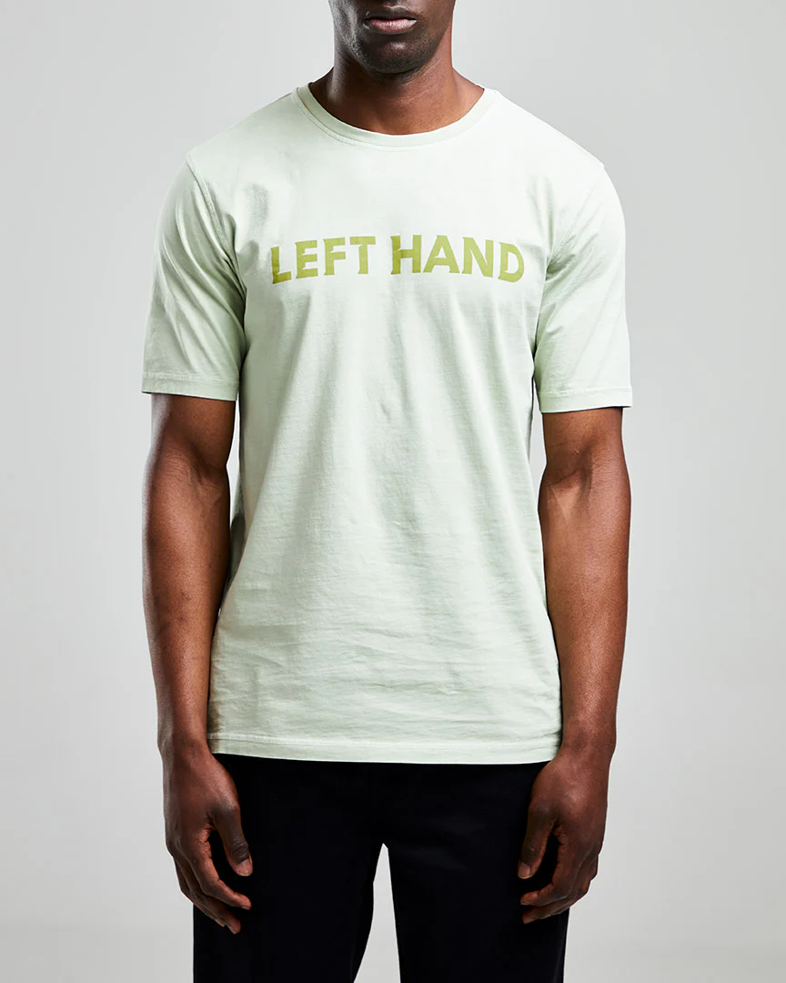 Left Hand Hand Tee Light Green - Image 2