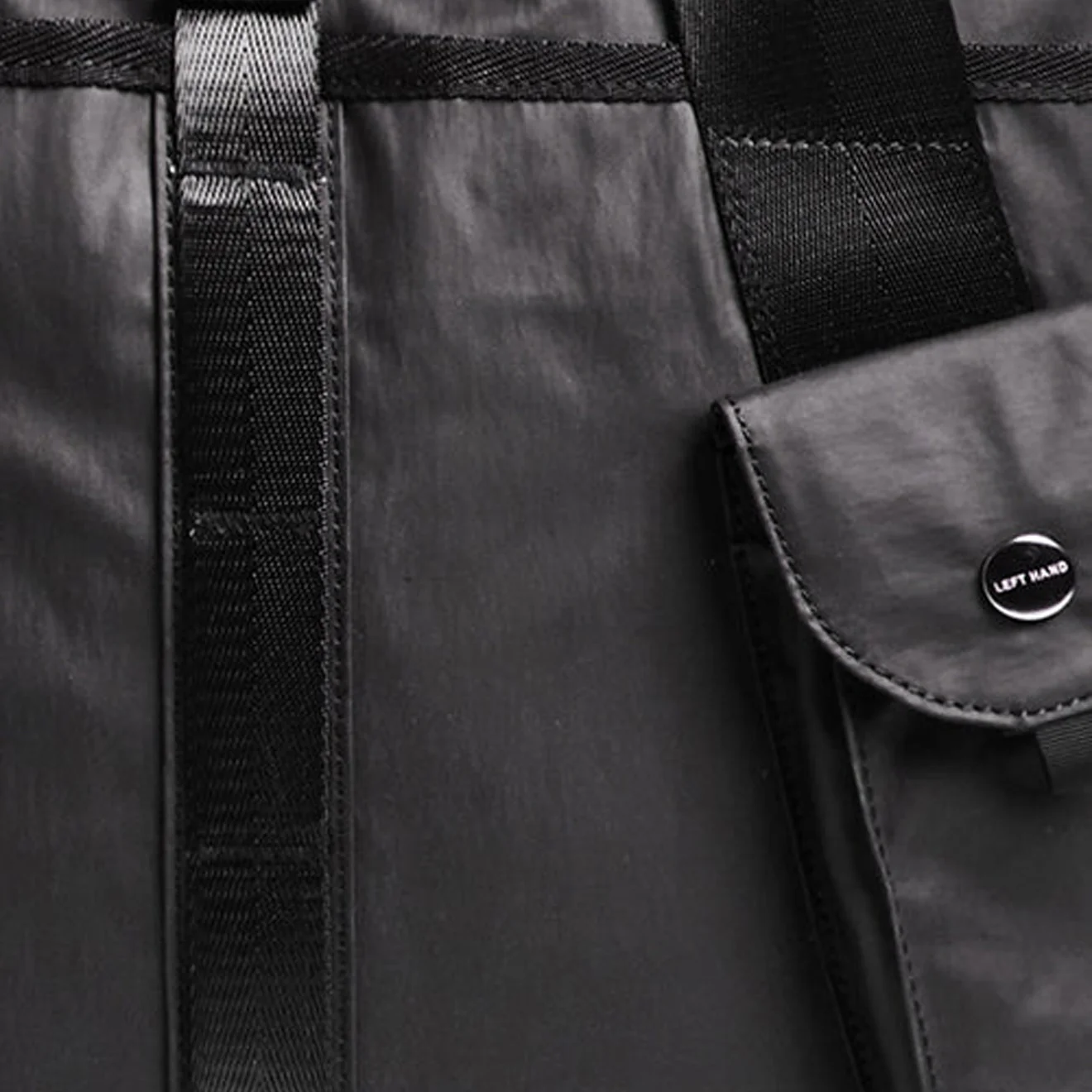 Left Hand Utility Tote Bag Black - Image 3