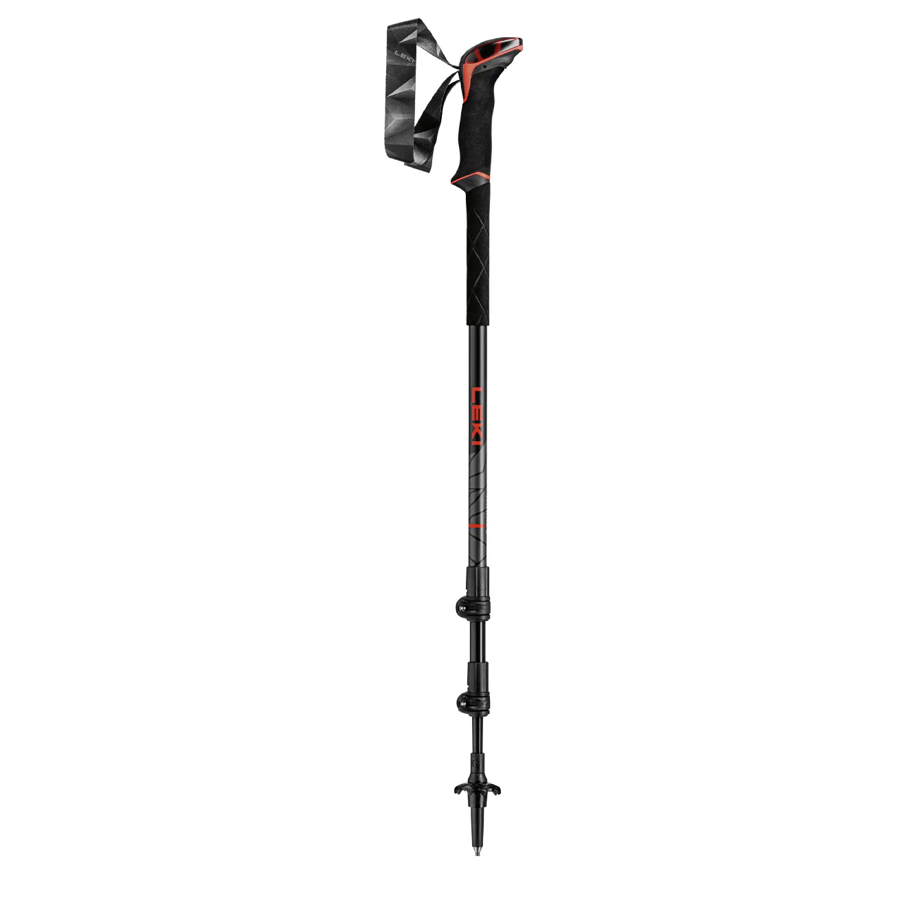 Leki Poles Makalu Bright Red / Black / Dark Anthracite