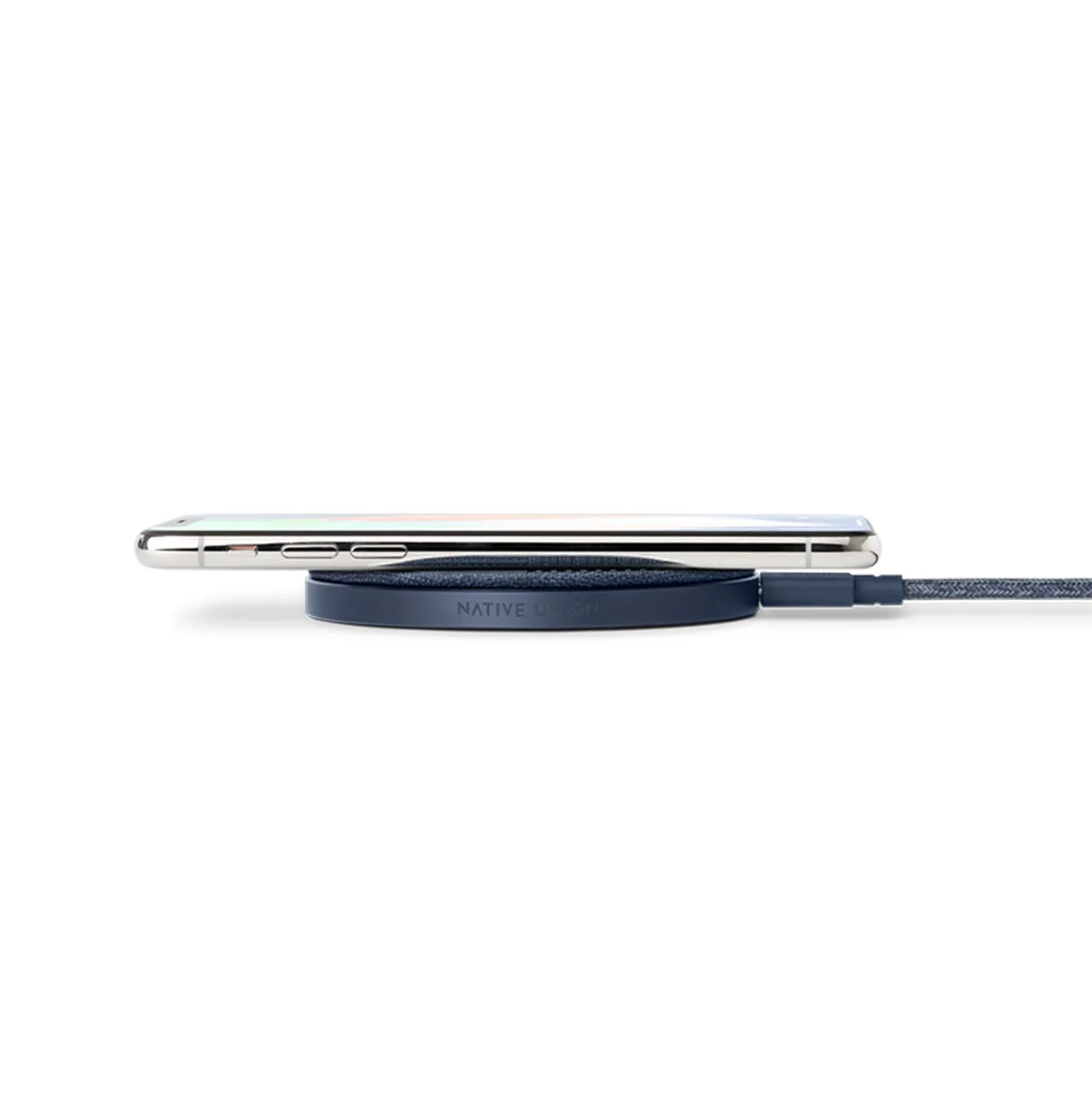 Native Union Drop Wireless Charger V2 Fabric Indigo - Image 4