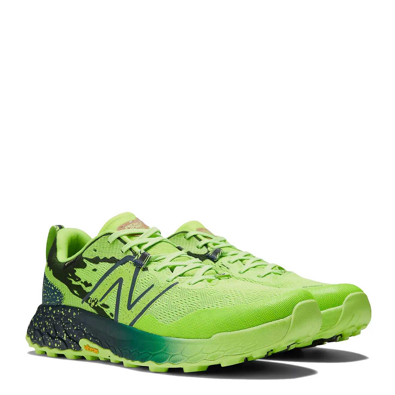 New Balance Fresh Foam X Hierro v7 GTX Pixel Green / Natural Indigo - Image 3