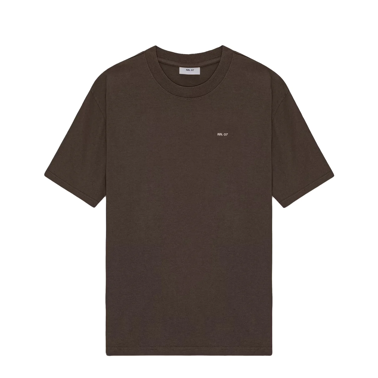NN07 Adam Casual Logo Pima T-shirt Demitasse