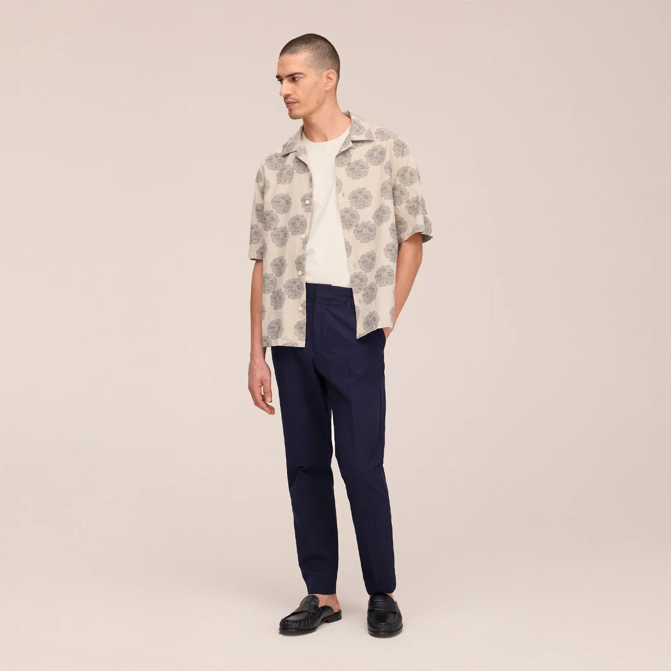 NN07 Billie Trouser Navy Blue - Image 2