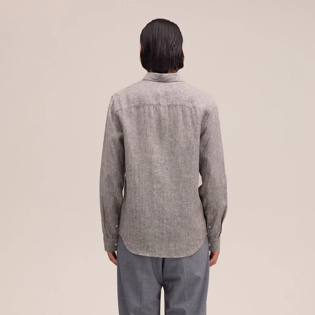 NN07 Enzo Shirt Clay Stripe - Image 3