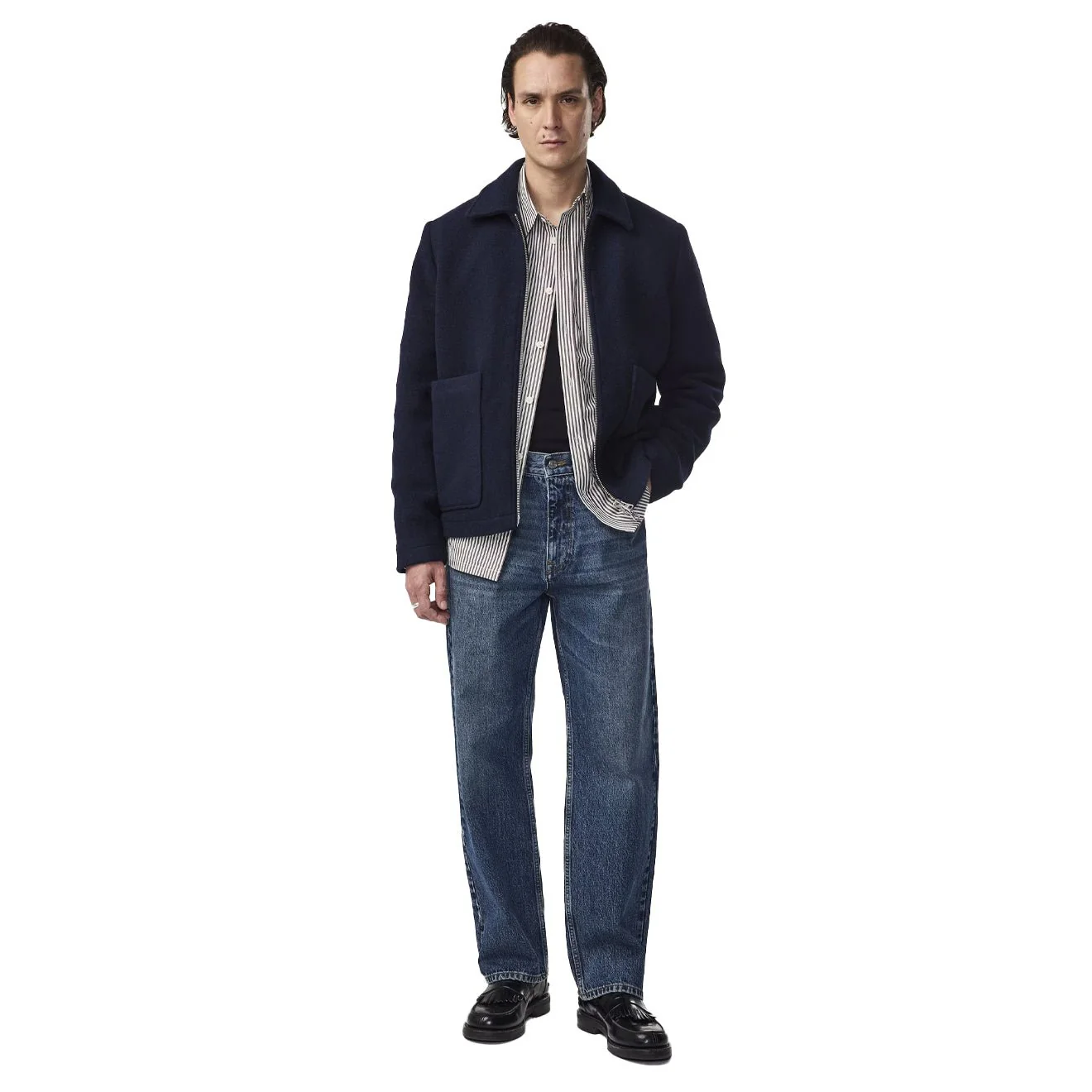 NN07 Otis Straight Leg Relaxed Fit Jeans Stonewashed - Image 2