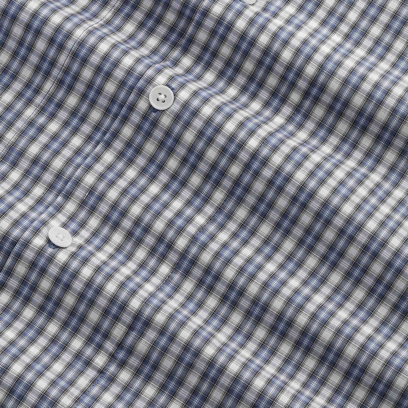 NN07 Reed Shirt Blue Check - Image 4