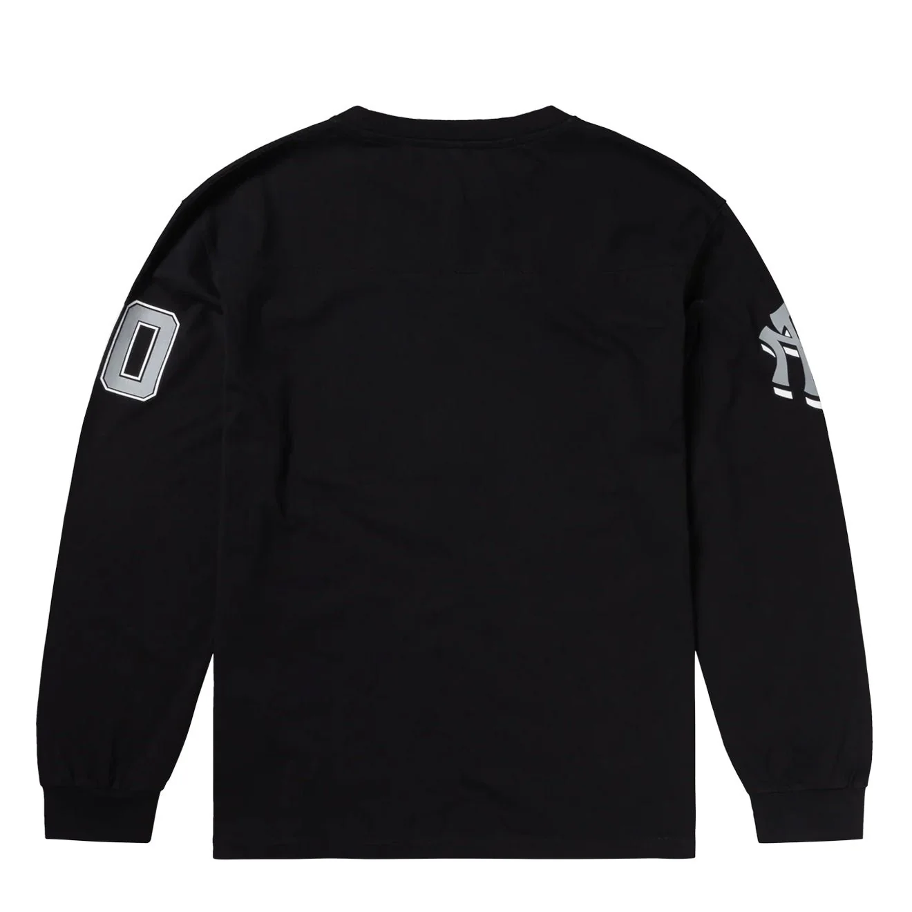 No Problemo NP00 Sports Cotton L/S Jersey Black - Image 2