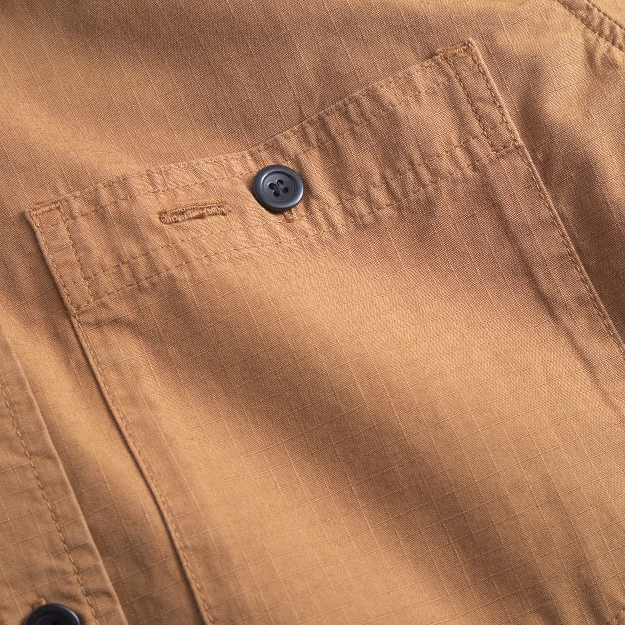 Norse Projects Algot Cotton Ripstop Relaxed Shirt Duck - Image 4