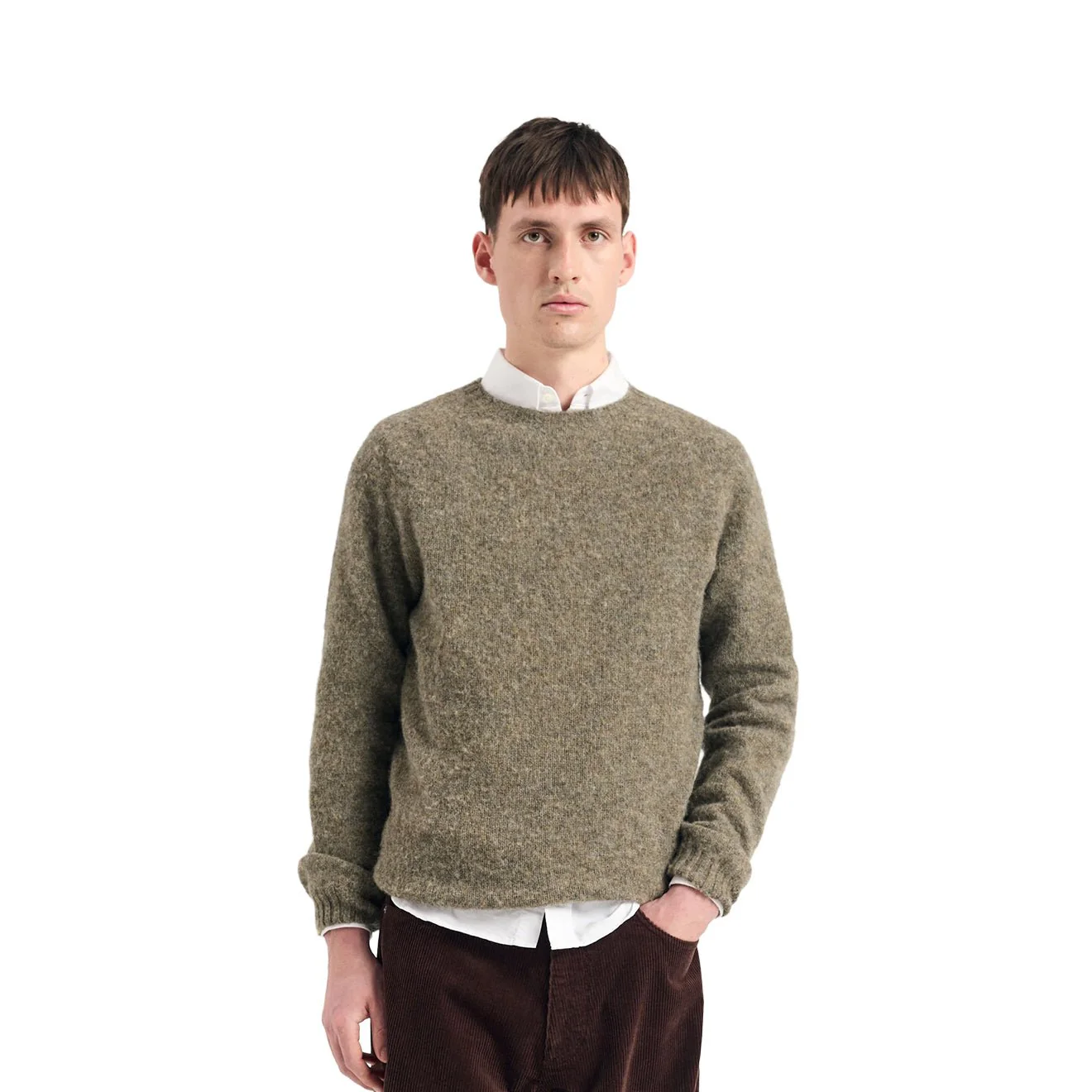Norse Projects Birnir Brushed Lambswool Walnut - Image 5