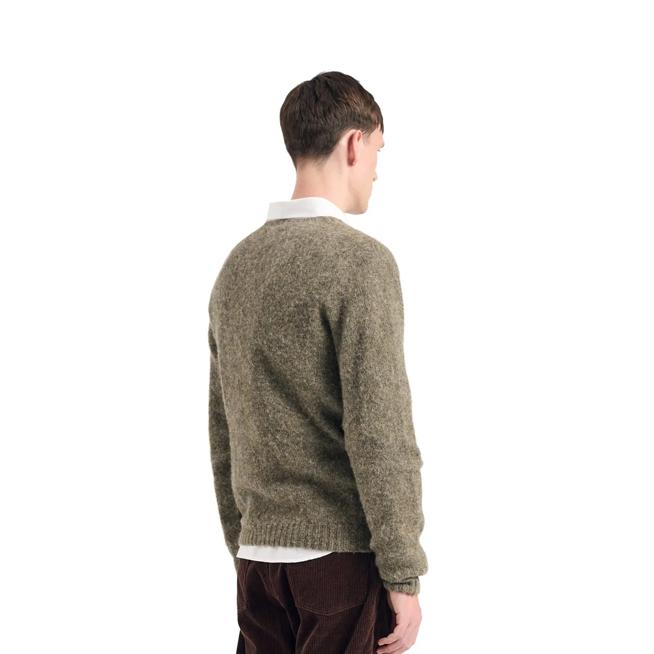 Norse Projects Birnir Brushed Lambswool Walnut - Image 6