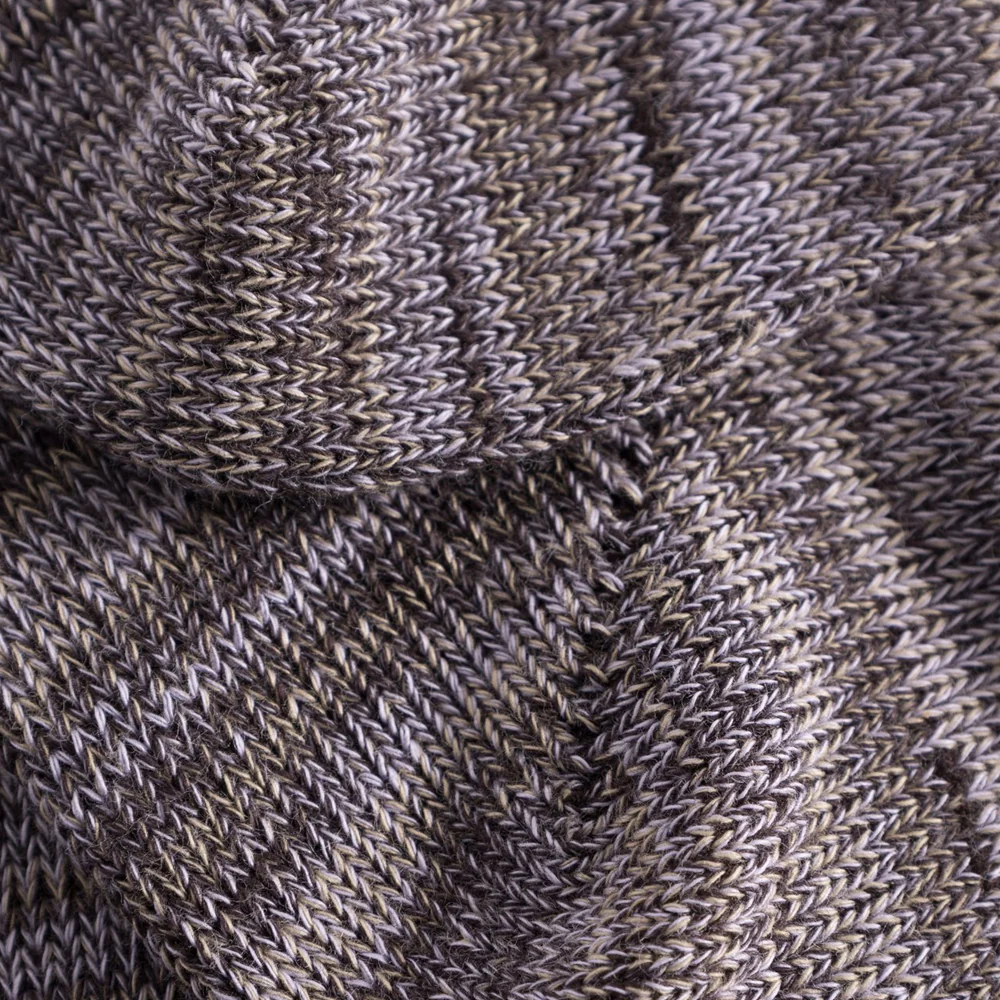 Norse Projects Bjarki Cotton Twist Socks Crocus Purple - Image 2