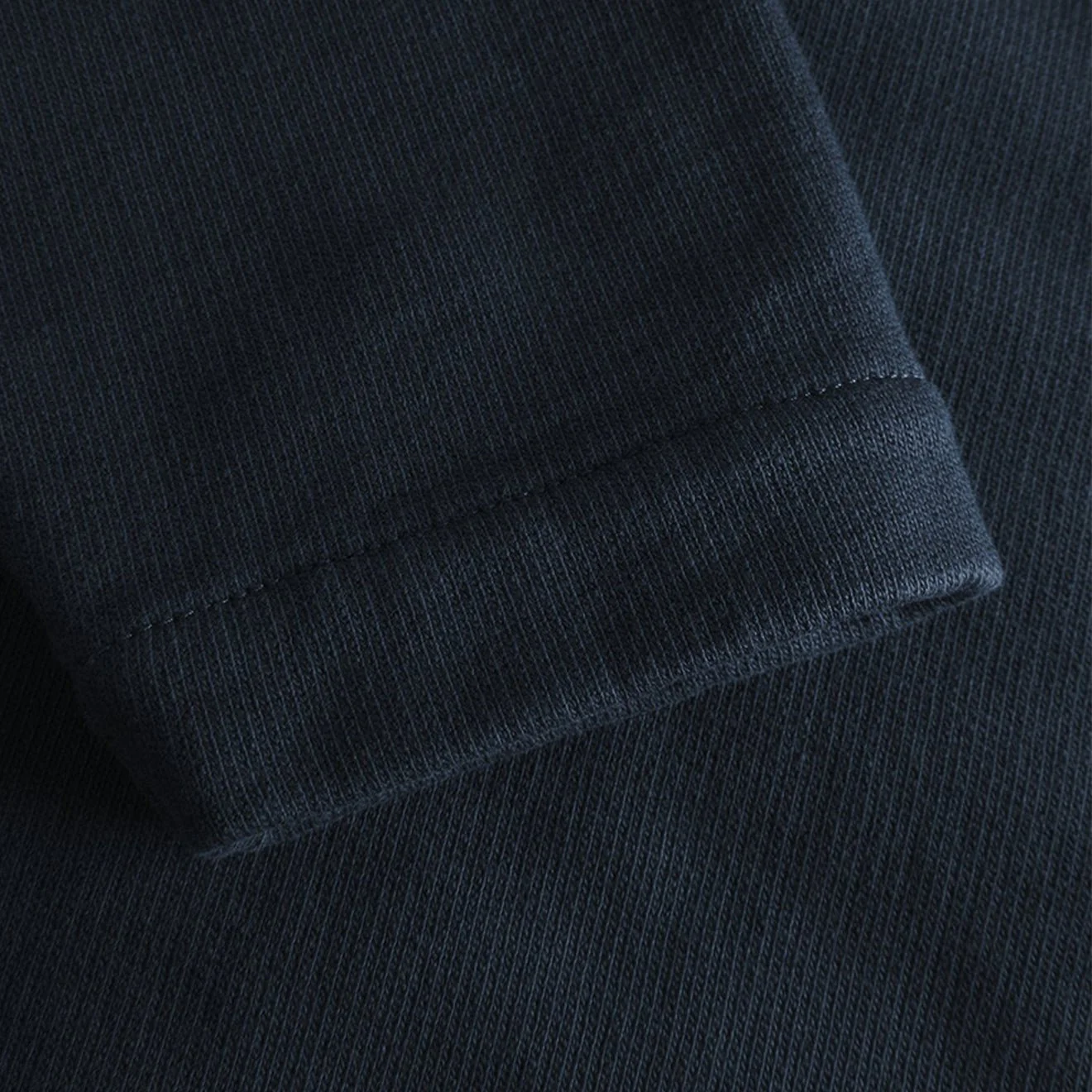 Norse Projects Bjorn Relaxed Organic Loopback Track Jacket Dark Navy - Image 4