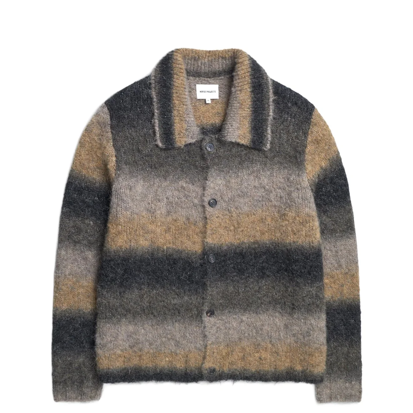 Norse Projects Erik Gradient Alpaca Wool Jacket Utility Khaki
