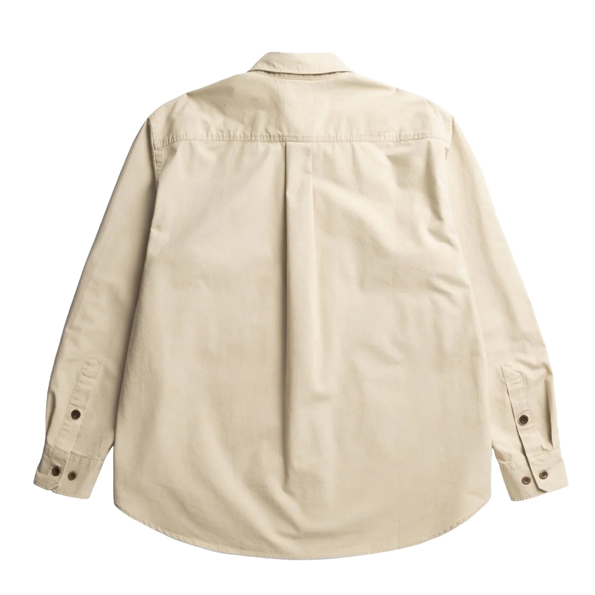 Norse Projects Espevik Faded Pigment Dyed Oversize Utility Shirt Tan - Image 2
