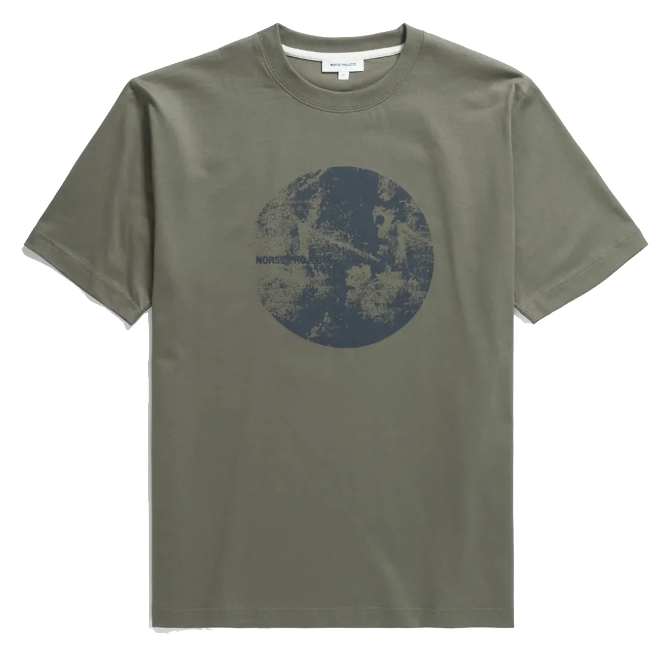 Norse Projects Johannes Organic Circle Print T-shirt Sediment Green