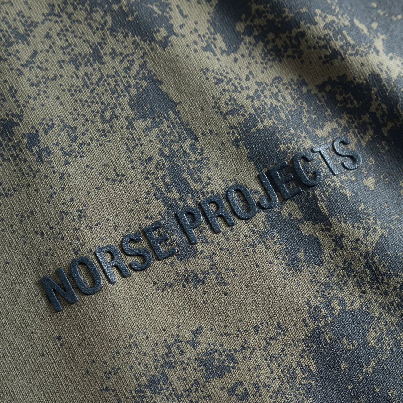 Norse Projects Johannes Organic Circle Print T-shirt Sediment Green - Image 4