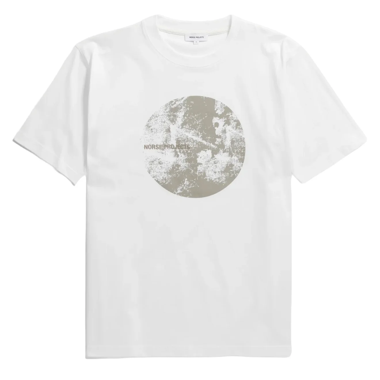 Norse Projects Johannes Organic Circle Print T-shirt White