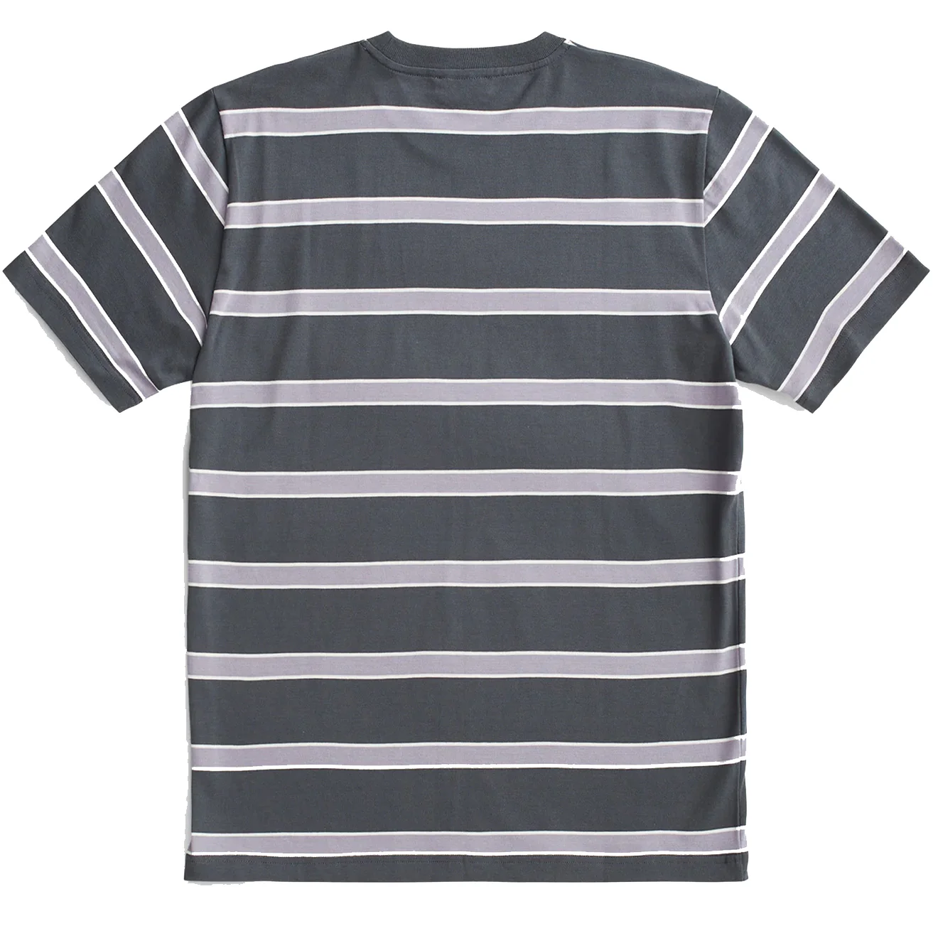 Norse Projects Johannes Organic Multicolour Stripe T-shirt Battleship Grey - Image 2