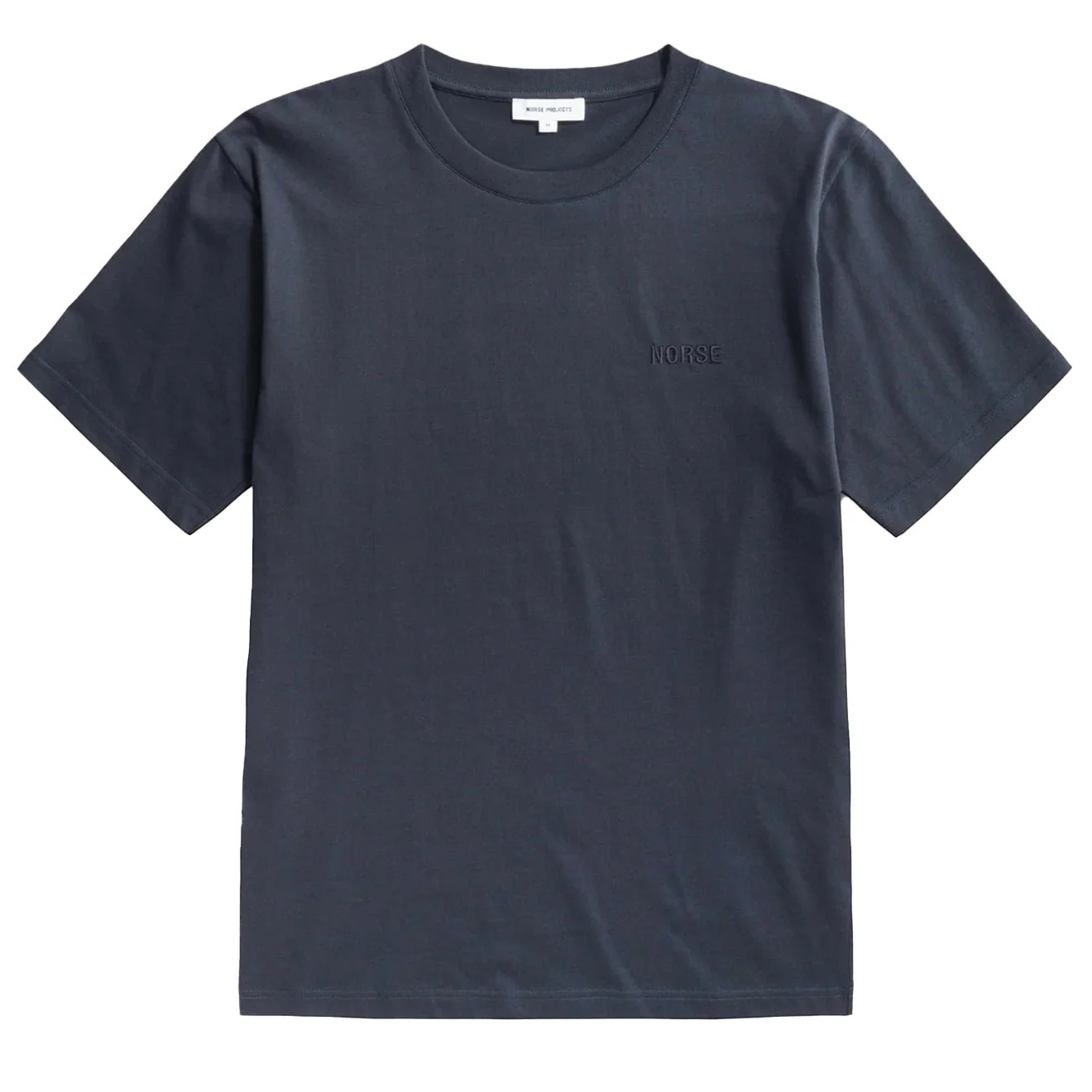 Norse Projects Johannes Organic NORSE Logo Print T-shirt Dark Navy
