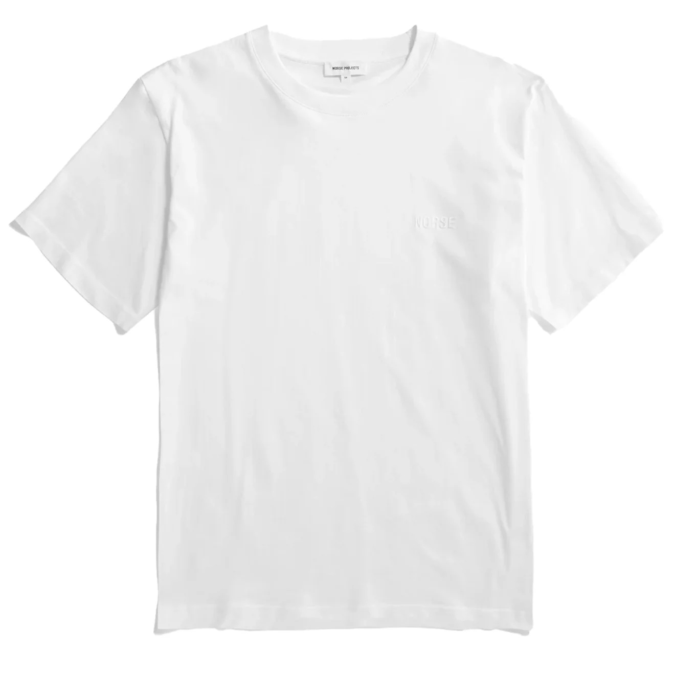Norse Projects Johannes Organic NORSE Logo Print T-shirt White